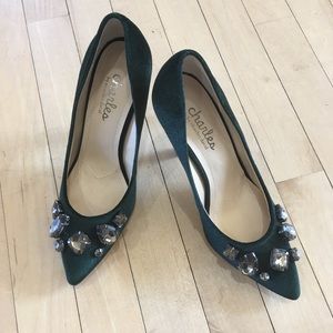 NEW Charles David Embellished Jewel Pumps Heels